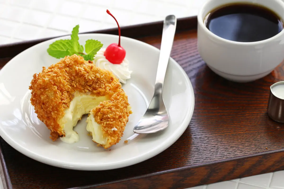 es krim goreng vanila