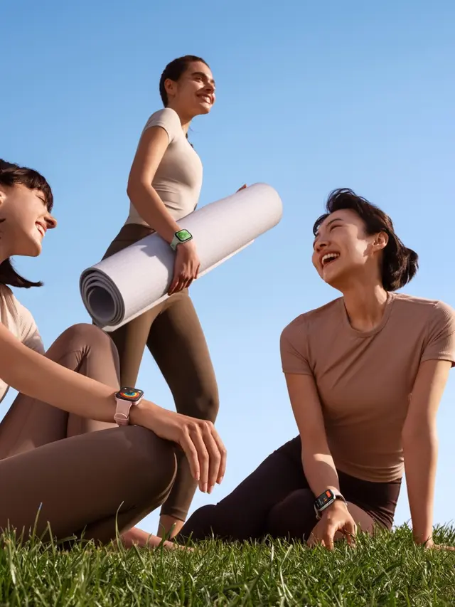 HUAWEI WATCH Fit 3 seri pink dan green