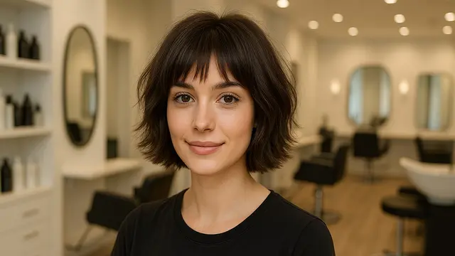 Model Rambut Shaggy Pendek untuk Wajah Oval