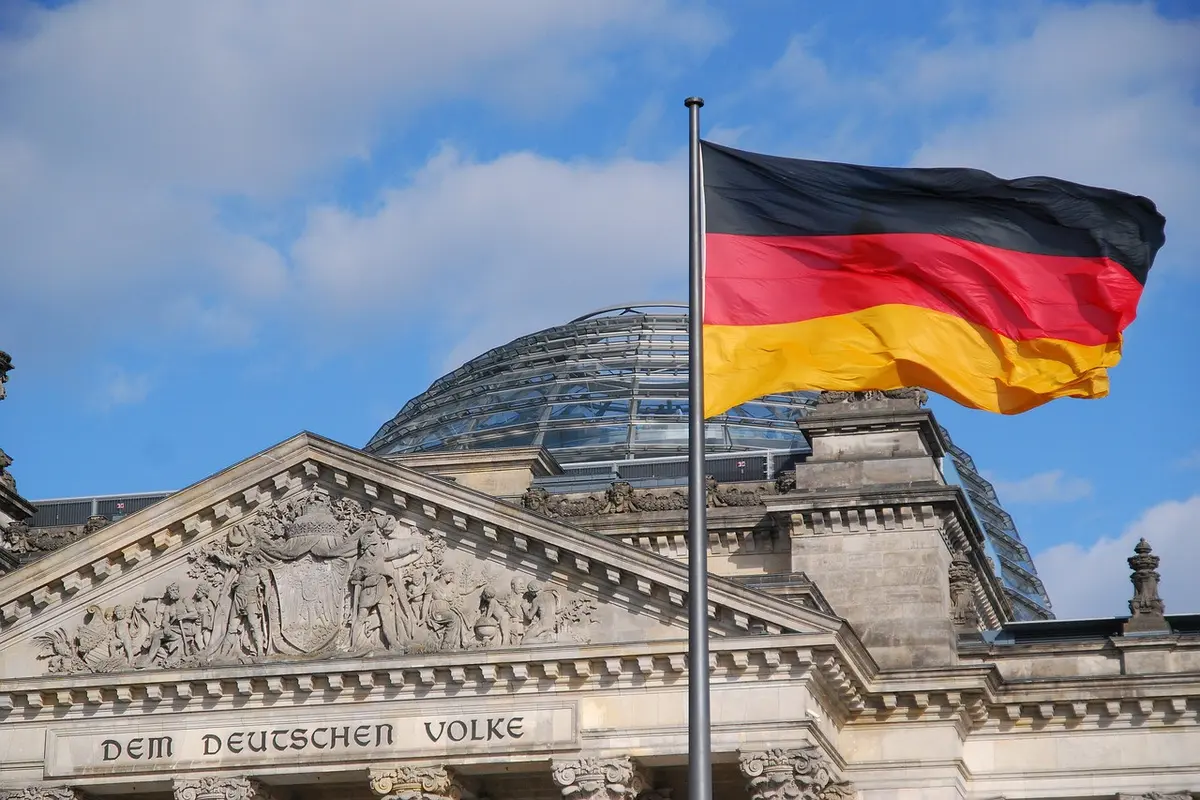 Ilustrasi Bendera Jerman