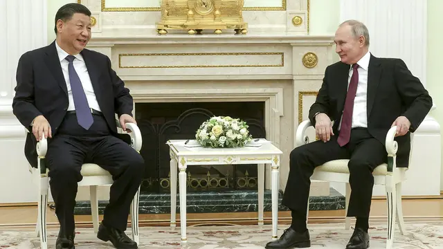 Presiden China Xi Jinping Bertemu Vladimir Putin di Moskow