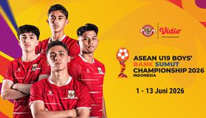 Saksikan turnamen ASEAN U19 Boys Championship 2026 hanya di Vidio. (doc. vidio)