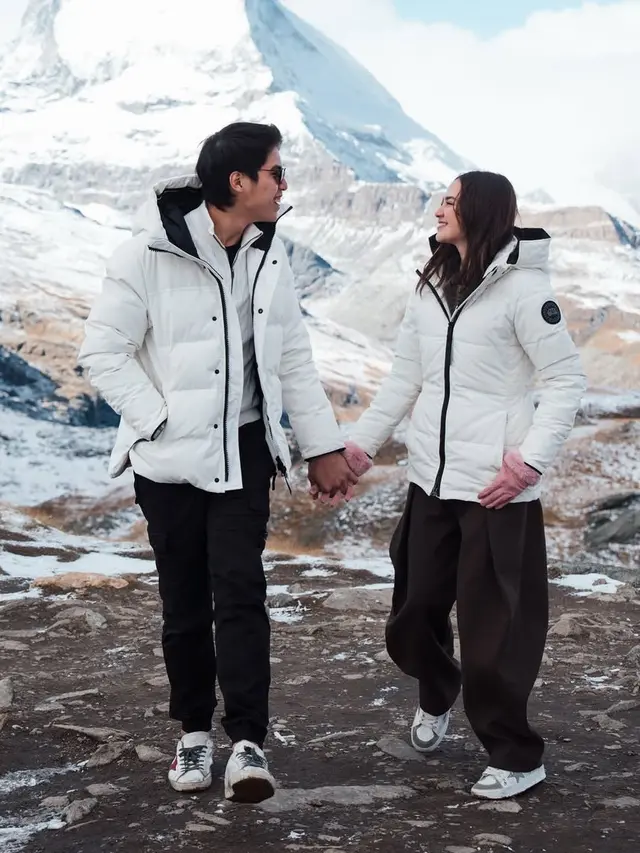 Syifa Hadju kompak dengan El Rumi Liburan di Swiss Bareng El Rumi. [@elelrumi]