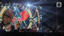 Grup band D'Masiv menghibur penonton Titik Kumpul Festival 2024 di Stadion Madya GBK, Jakarta Pusat, Sabtu (27/4/2024). (Liputan6.com/Angga Yuniar)