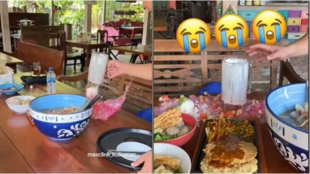 6 Potret Orang Tak Sengaja Jatuhkan Es Buah Ini Bikin Nyesek, Gagal Dinikmati