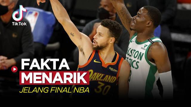 Berita video TikTok Bola tentang empat fakta menarik jelang final NBA 2021/2022 Boston Celtics melawan Golden State Warriors.