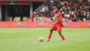Aditya Warman sedang berdiskusi di lapangan dengan rekan satu timnya dalam pertandingan melawan Persijap Jepara pada pekan ke-16 BRI Super League 2025/2026 di Stadion Utama Gelora Bung Karno (SUGBK), Jakarta Pusat, Sabtu (3/1/2026) sore WIB. (Bola.com/Abdul Aziz)