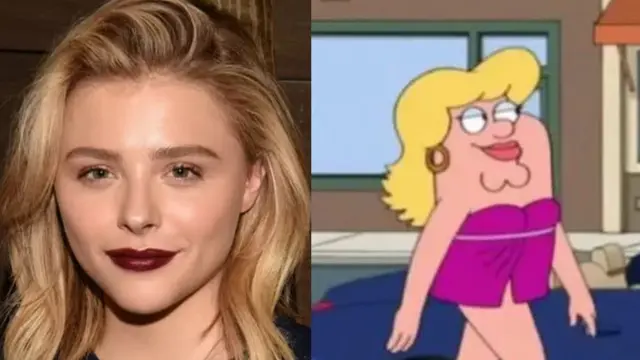 Meme Chloe Grace Mortez dalam Serial Family Guy (via INDEPENDENT)