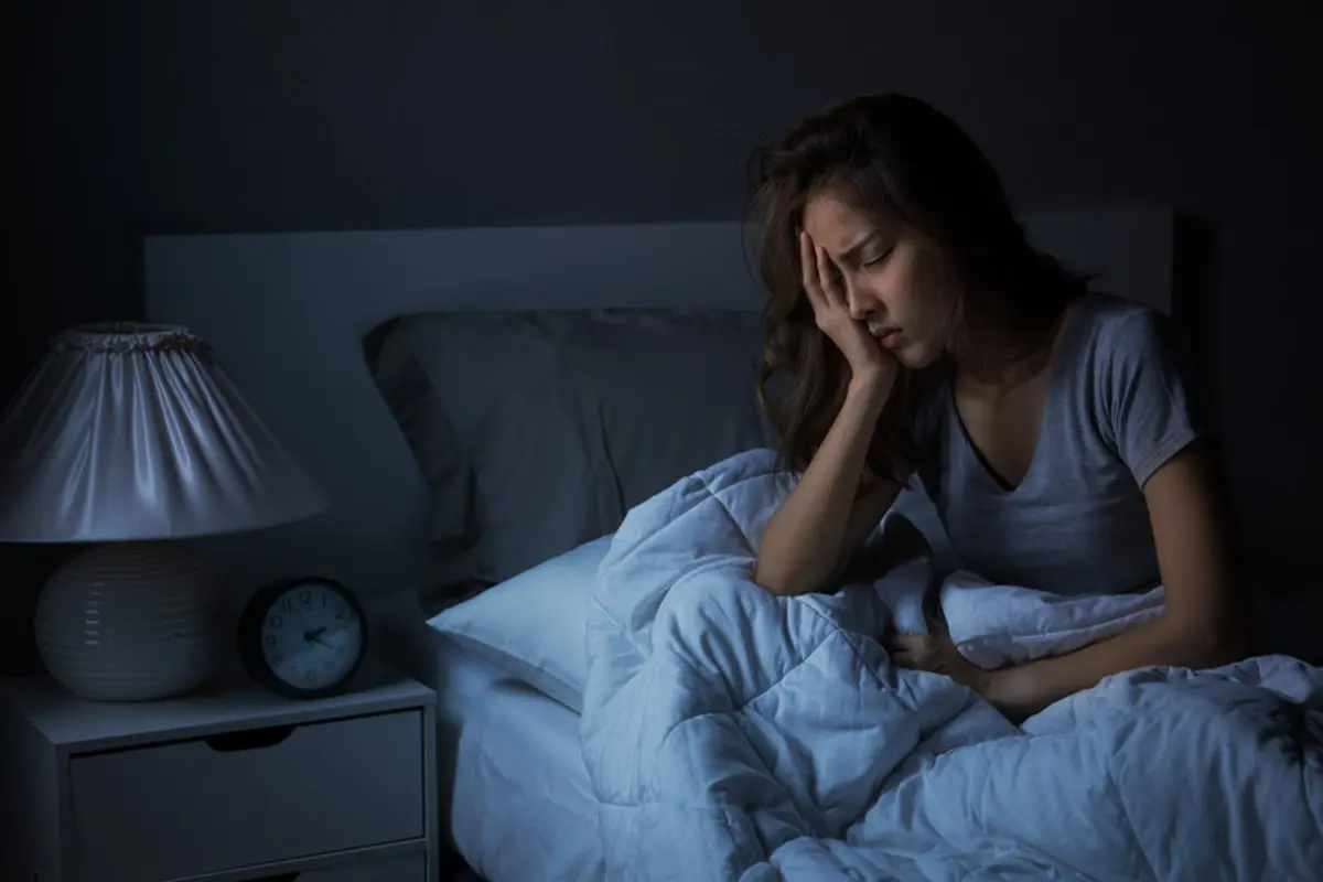 Ilustrasi mengalami insomnia