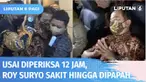 Setelah diperiksa sebagai tersangka kasus dugaan penistaan agama, Mantan Menteri Pemuda dan Olahraga, Roy Suryo, tiba-tiba jatuh sakit dan tidak ditahan oleh penyidik, Jumat (22/07) malam. Roy suryo sempat dipapah tim kuasa hukumnya, saat meninggalka...