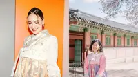 6 Potret Artis Indonesia Memakai Hanbok, Anggun Bak Wanita Korea (Sumber:Instagram/lunamaya,therealdisastr)