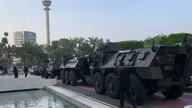 Suasana di Gedung DPR Jelang Agenda Sidang Tahunan MPR 2023