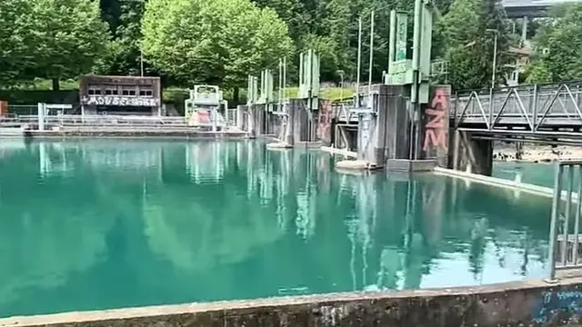 6 Penampakan Bendungan Engehalde Sungai Aare, Tempat Jenazah Eril Ditemukan