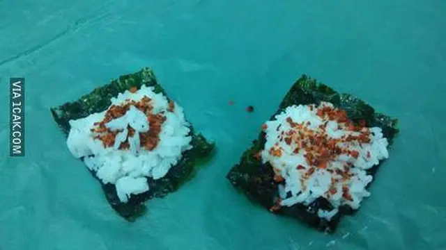 6 Potret Kombinasi Sushi Pakai Nasi Ini Khas Orang Indonesia Banget