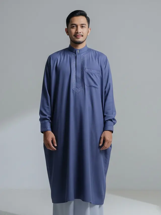 Jubah Pria dan Celana Panjang: Elegansi Ala Timur Tengah