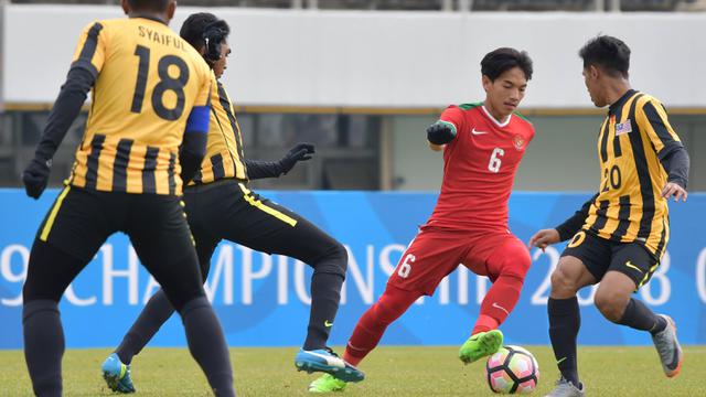 FOTO: Timnas Indonesia U-19 Tak Berdaya Hadapi Malaysia