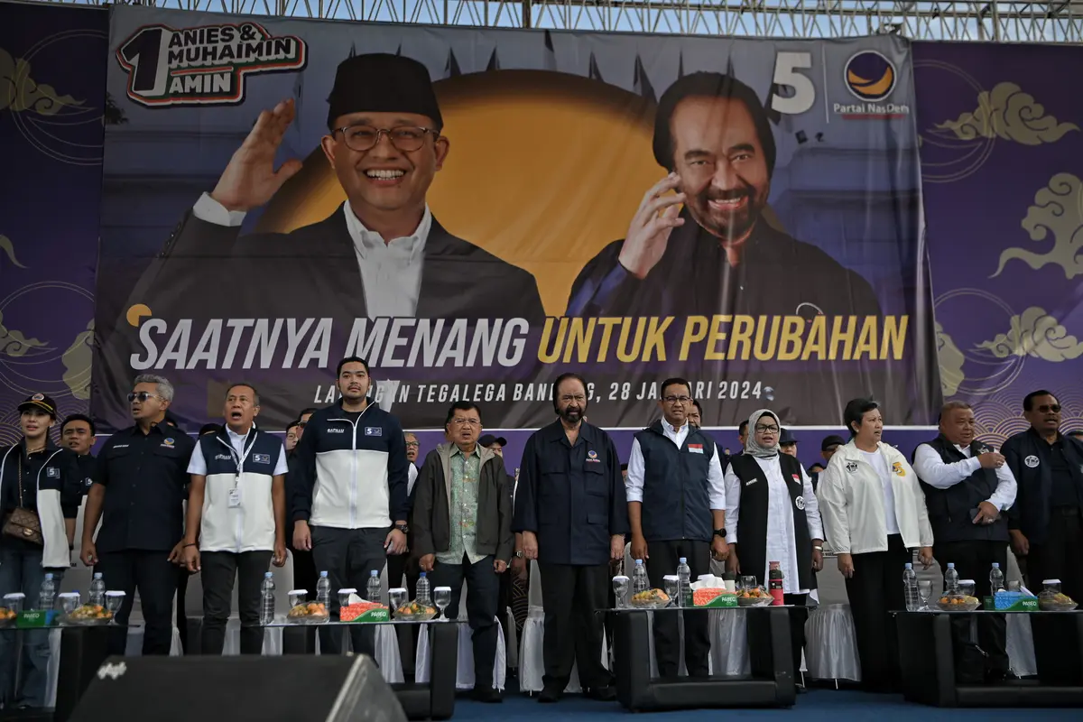Surya Paloh dan Anies Baswedan