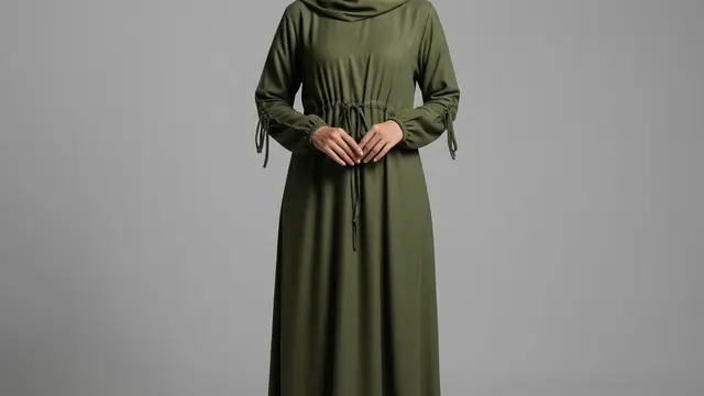 Gamis untuk Kerja yang Praktis dan Resmi (Image by Gemini AI)