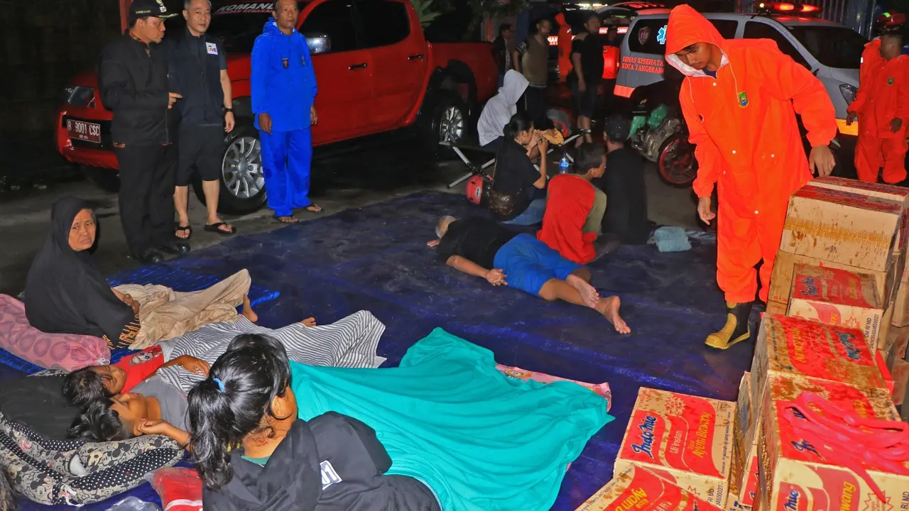 Posko Banjir di Kota Tangerang.
