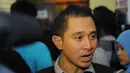 Lukman Sardi saat menghadiri konferensi pers film Di Balik 98 di Djakarta Theater XXI, Rabu (7/1/2015). (Liputan6.com/Faisal R Syam)