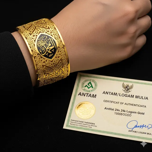 Gelang Dengan Sertifikat Antam/Logam Mulia