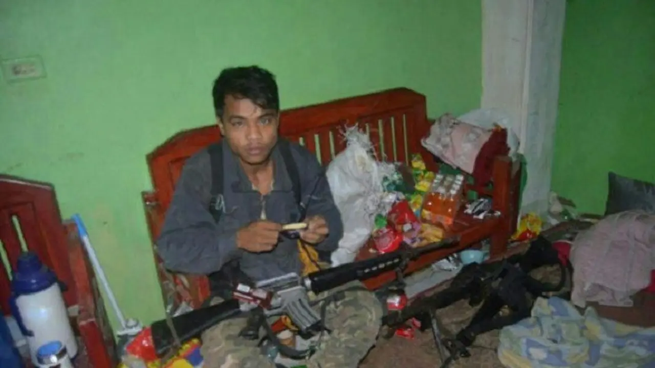 Pemberontak Maute di Marawi (sumber: Armed Forces of the Philippines)