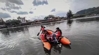 Nelayan ubur-ubur hilang tenggelam usai perahu dihantam ombak di Muara Logending, Kebumen, Jawa Tengah. (Foto: Liputan6.com/Basarnas)