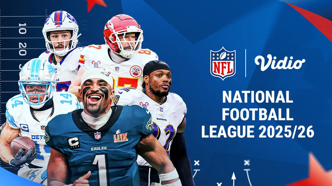 Siaran langsung NFL eksklusif di Vidio. (Dok. vidio.com)