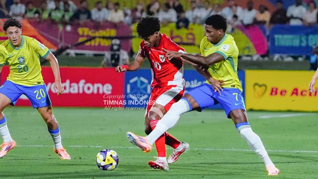  Melihat Perjuangan Timnas Indonesia U-17 saat Ditaklukkan Brasil di Piala Dunia U-17 2025