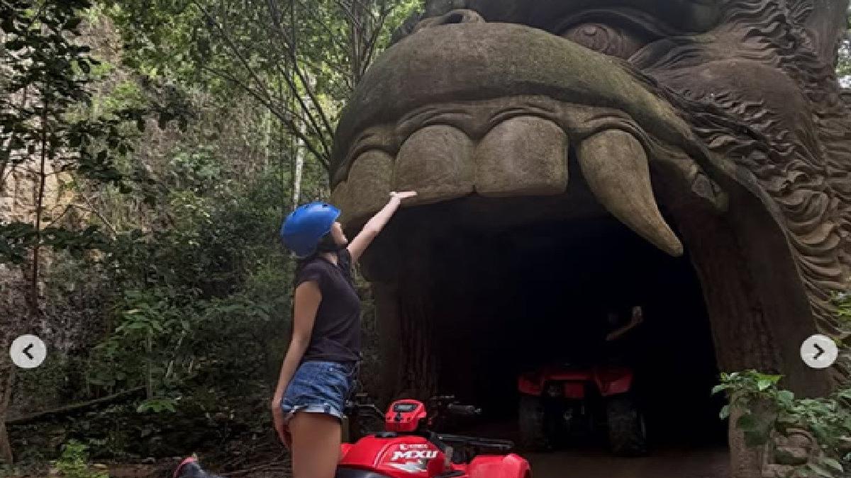 Gaya Lisa BLACKPINK Liburan di Bali Jelang Ultah ke-29, Sempat Main ATV di Gua Gorila