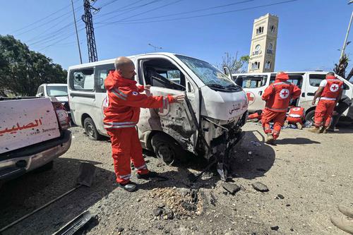 Serangan Udara Israel Hantam Markas Palang Merah Lebanon