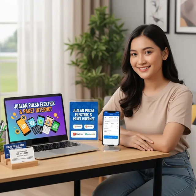 Jualan Pulsa Elektrik dan Paket Internet