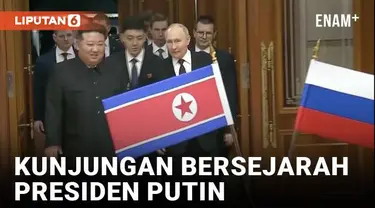 Presiden Rusia Vladimir Putin tiba di Pyongyang pada Rabu pagi untuk kunjungan resmi pertamanya ke Korea Utara dalam 24 tahun. Putin disambut oleh pemimpin Korea Utara, Kim Jong Un, di bandara. Kunjungan ini menandai upaya Putin untuk membangun kemba...