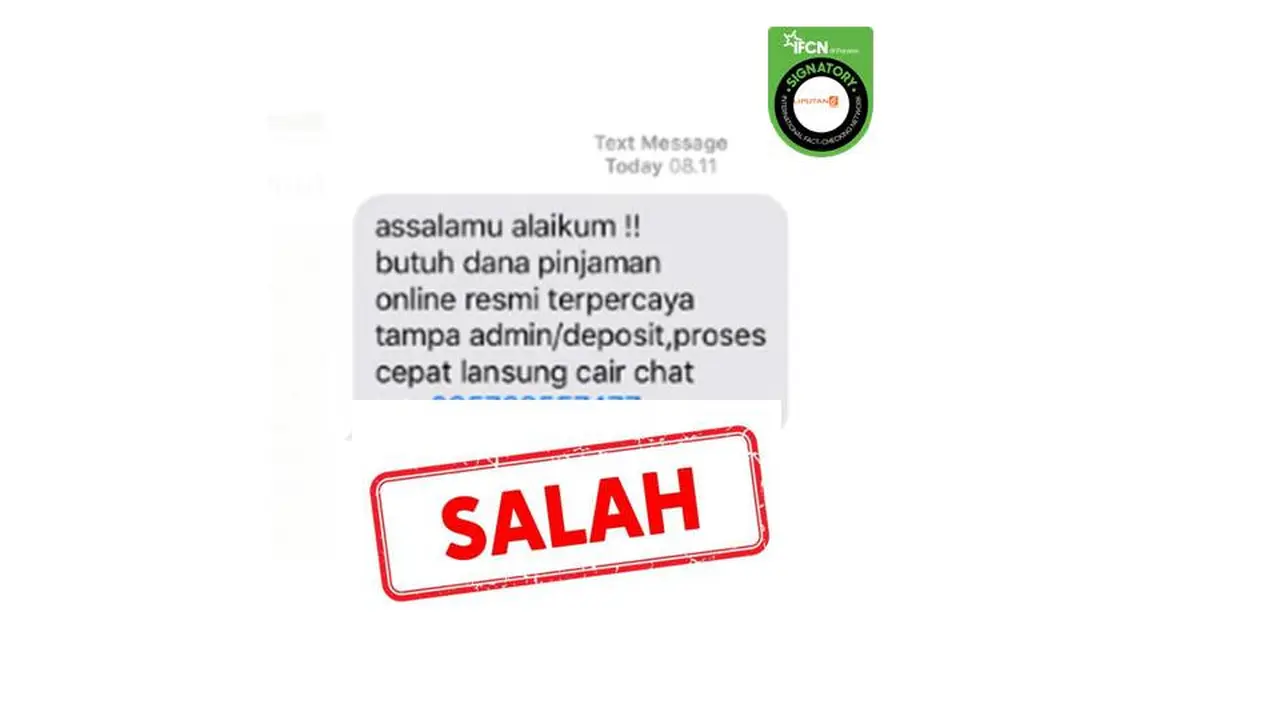 cek fakta pinjaman online