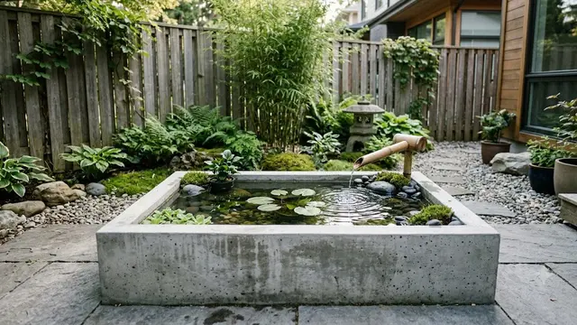 Inspirasi Kolam Mini ala Jepang (AI Generated)