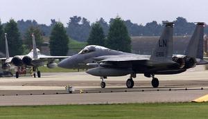 Jet tempur F-15 buatan Amerika Serikat (AP)