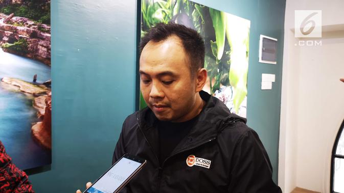 Tahir Matulatan, founder Doss saat ditemui di Jakarta, Senin (18/3/2019). (Liputan6.com/ Yuslianson)