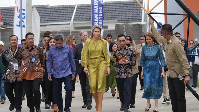 Ke Bekasi, Ratu Maxima Sambangi Perumahan Bersubsidi untuk Keluarga Berpenghasilan Rendah