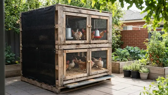 Model Kandang Ayam Broiler untuk 10 Ekor