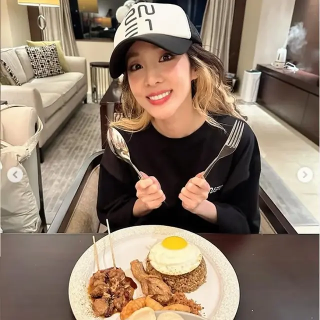 Usai Konser 2NE1 di Jakarta, Sandara Park Makan Nasi Goreng Gila
