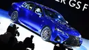 Lexus meluncurkan Model GSF di The North American International Auto Show di Detroit, Michigan, pada 13 Januari 2015. (AFP Poto/Jewel Samad)