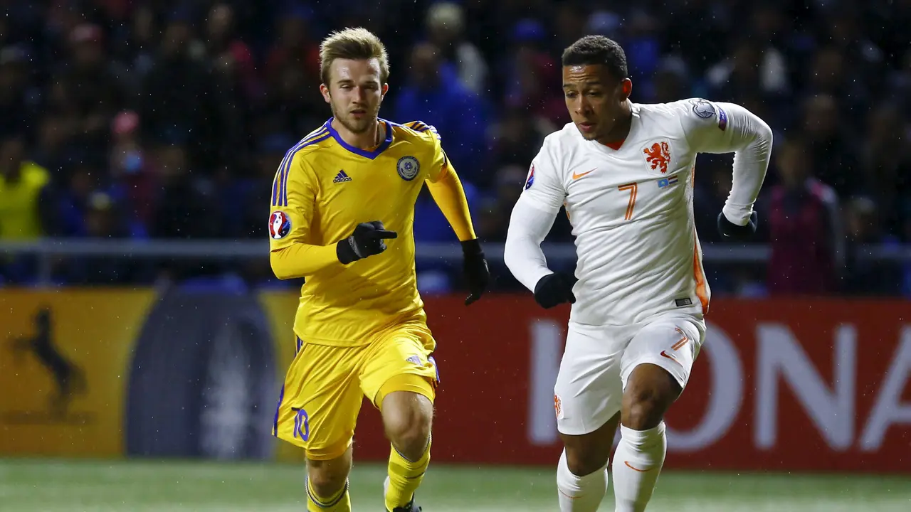 Kazakhstan vs Belanda (Liputan6.com)