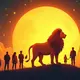 logo ramalan zodiak leo (sumber: AI generated)