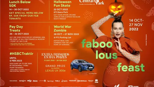 Festival Halloween di Central Park dan Neo Soho Mall, dari Kuliner sampai Aksi Menegangkan