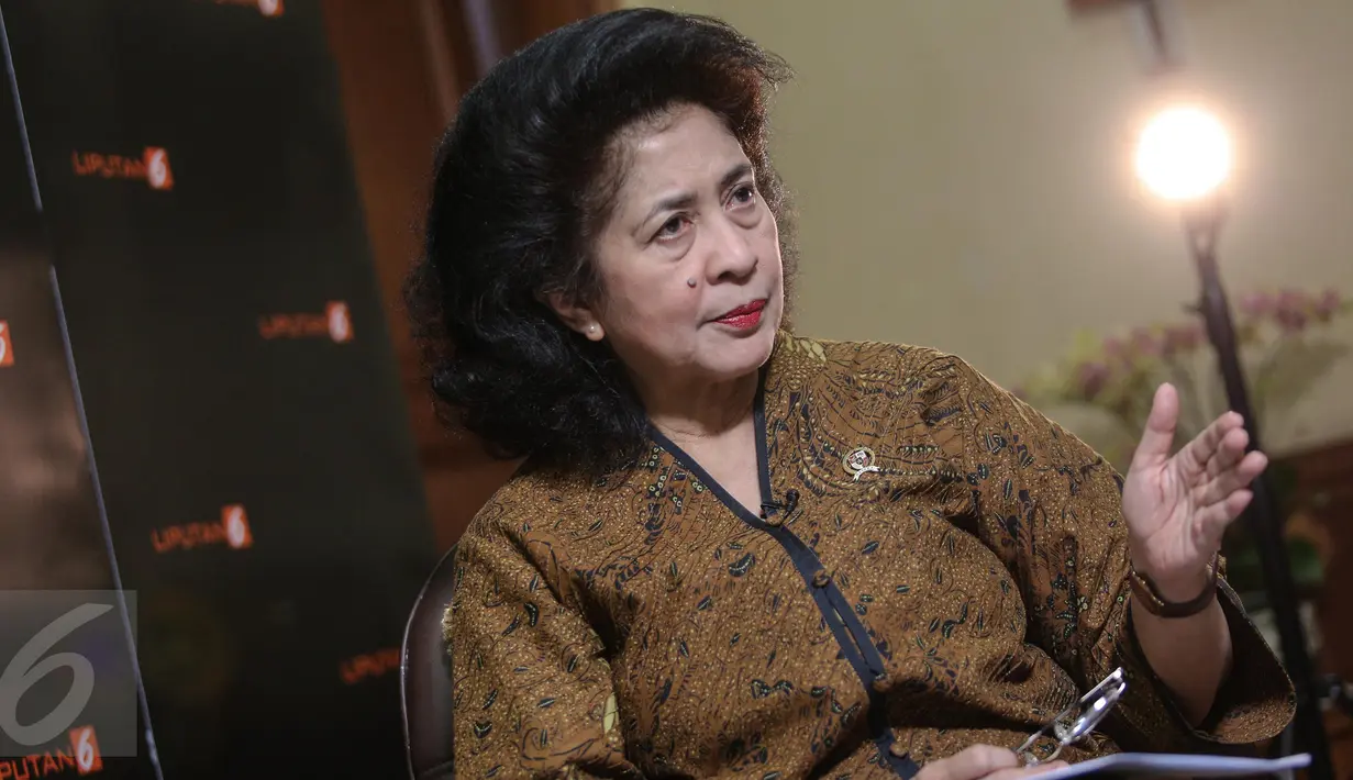 Menteri Kesehatan (Menkes), Nila F Moeloek.