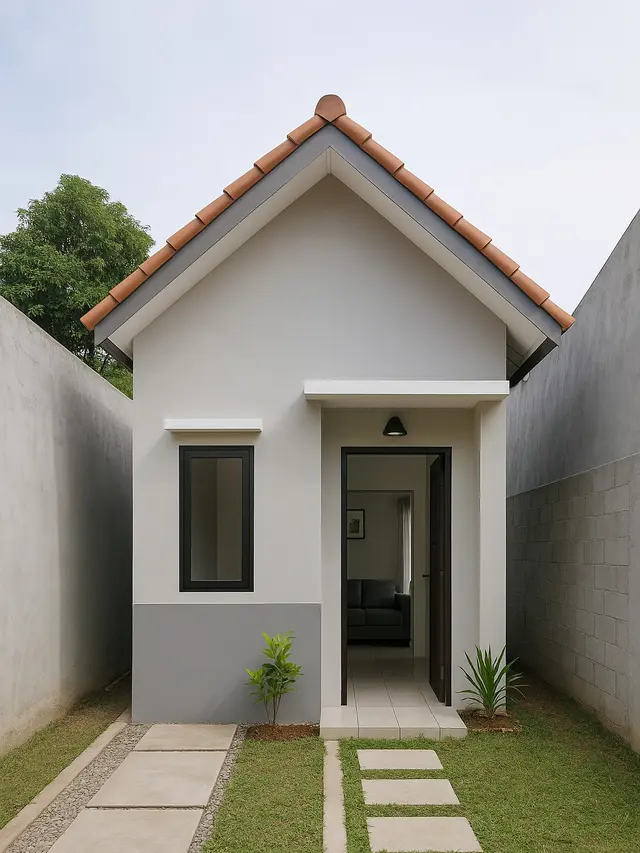 Inspirasi Rumah Sederhana Rp100 Jutaan di Lahan Terbatas