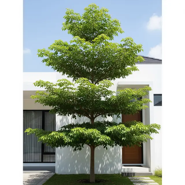 Jenis Pohon untuk Depan Rumah yang Bisa Membuat Udara Lebih Dingin saat Siang (Image by Gemini AI)