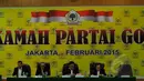 Mahkamah Partai Golkar menggelar sidang konflik Partai Golkar di kantor DPP Partai Golkar, Rabu (11/2/2015). (Liputan6.com/Faisal R Syam)