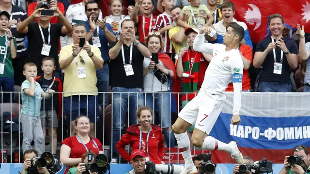 Cristiano Ronaldo, Piala Dunia 2018, Pesta Bola 2018