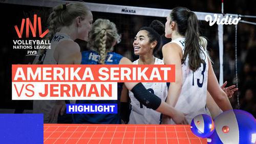 VIDEO: Jerman Gagal ke 8 Besar Volleyball Nations League Putri 2022 Setelah Dikalahkan Amerika Serikat